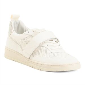 DOLCE VITA leather Sneakers SIZE 8 brand new in Box COMFORT FOOTBED white